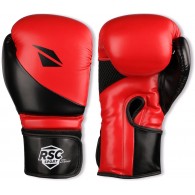 Перчатки боксёрские RSC PU FLEX BF BX 023 8 унций Красно-черный