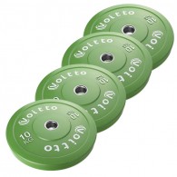 Набор цветных бамперных дисков Voitto 10 кг (4 шт) - d51