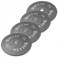 Набор цветных бамперных дисков Voitto 5 кг (4 шт) - d51